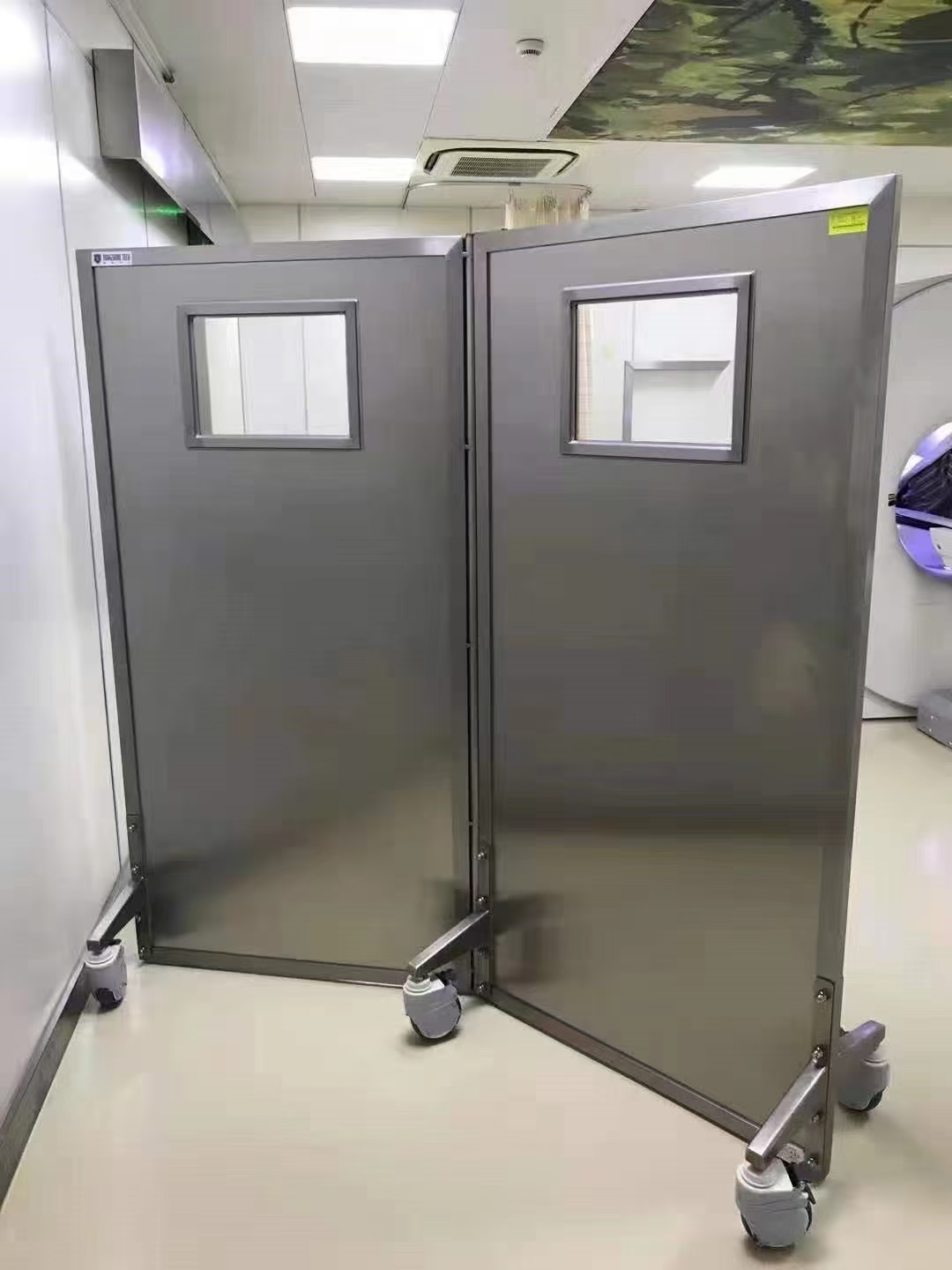 天门双联防护铅屏风3mmpb